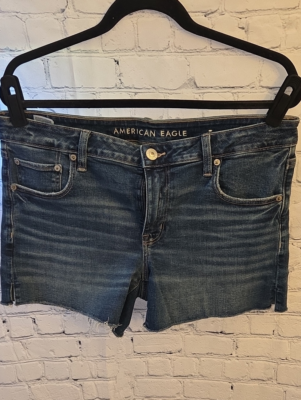 American Eagle Outfitters Midi Jean Shorts Size 14